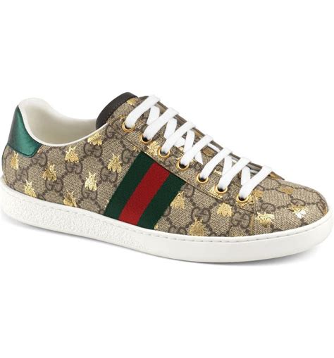 Women's Gucci Ace sneaker with bee .